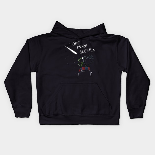 Muppet Christmas Carol One More Sleep ‘Til Christmas Kids Hoodie by Jamie Collins